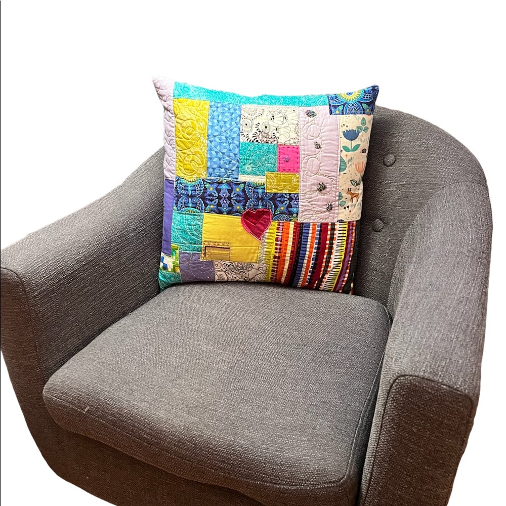 Bespoke Pillow cover. 18@ x 18”. OOAK